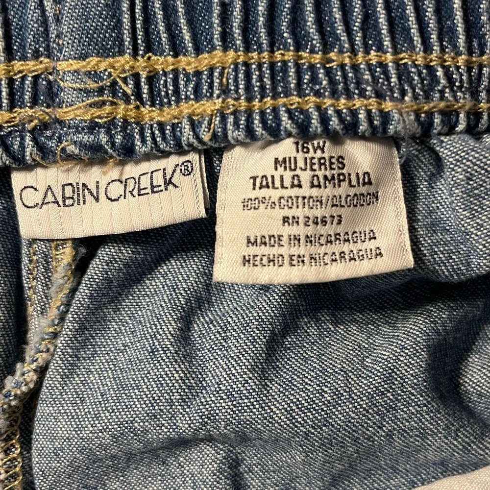 NEW! Women’s Cabin Creek 2 Pack of Denim Shorts Size 16W - Picture 4 of 5
